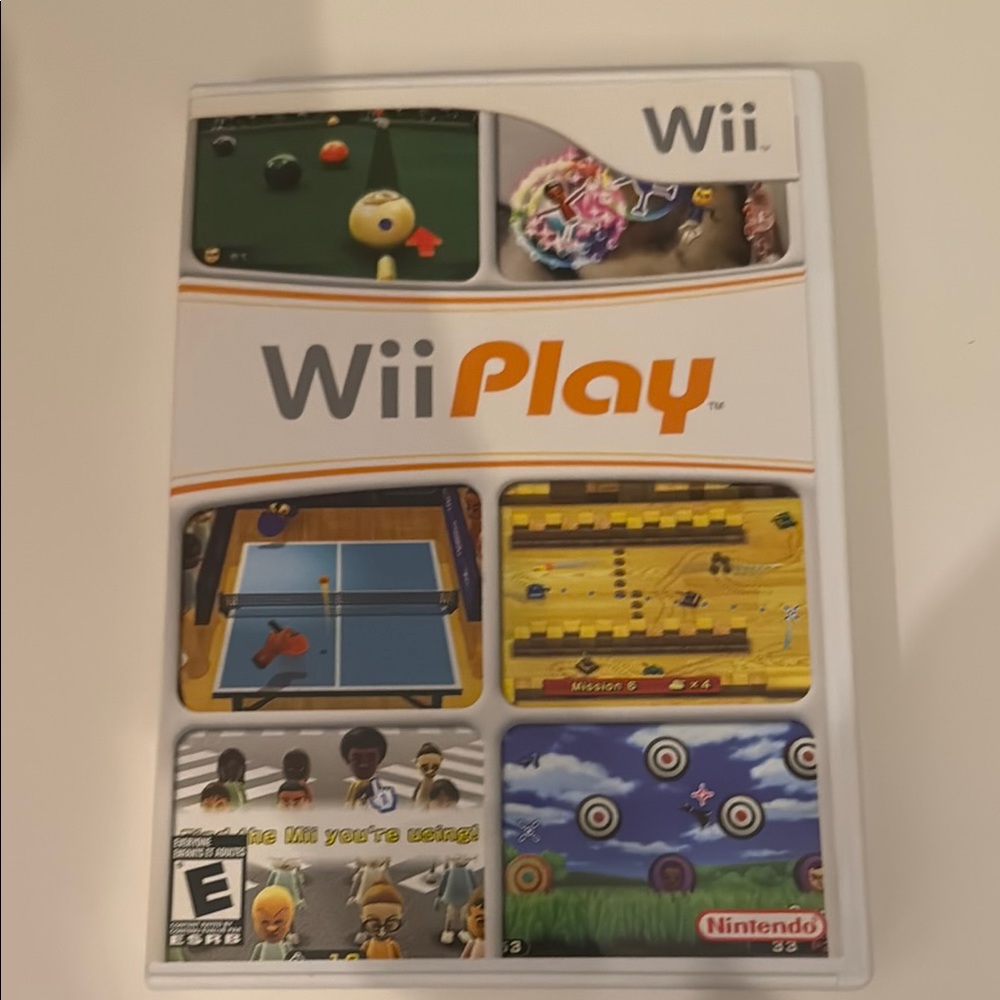 Nintendo Wii Play Video Game - White